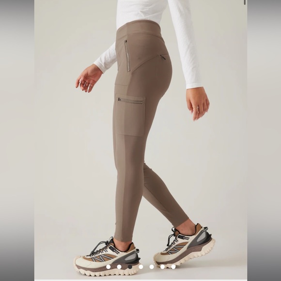 ATHLETA HEADLANDS HYBRID MID RISE TIGHT - Picture 10 of 13